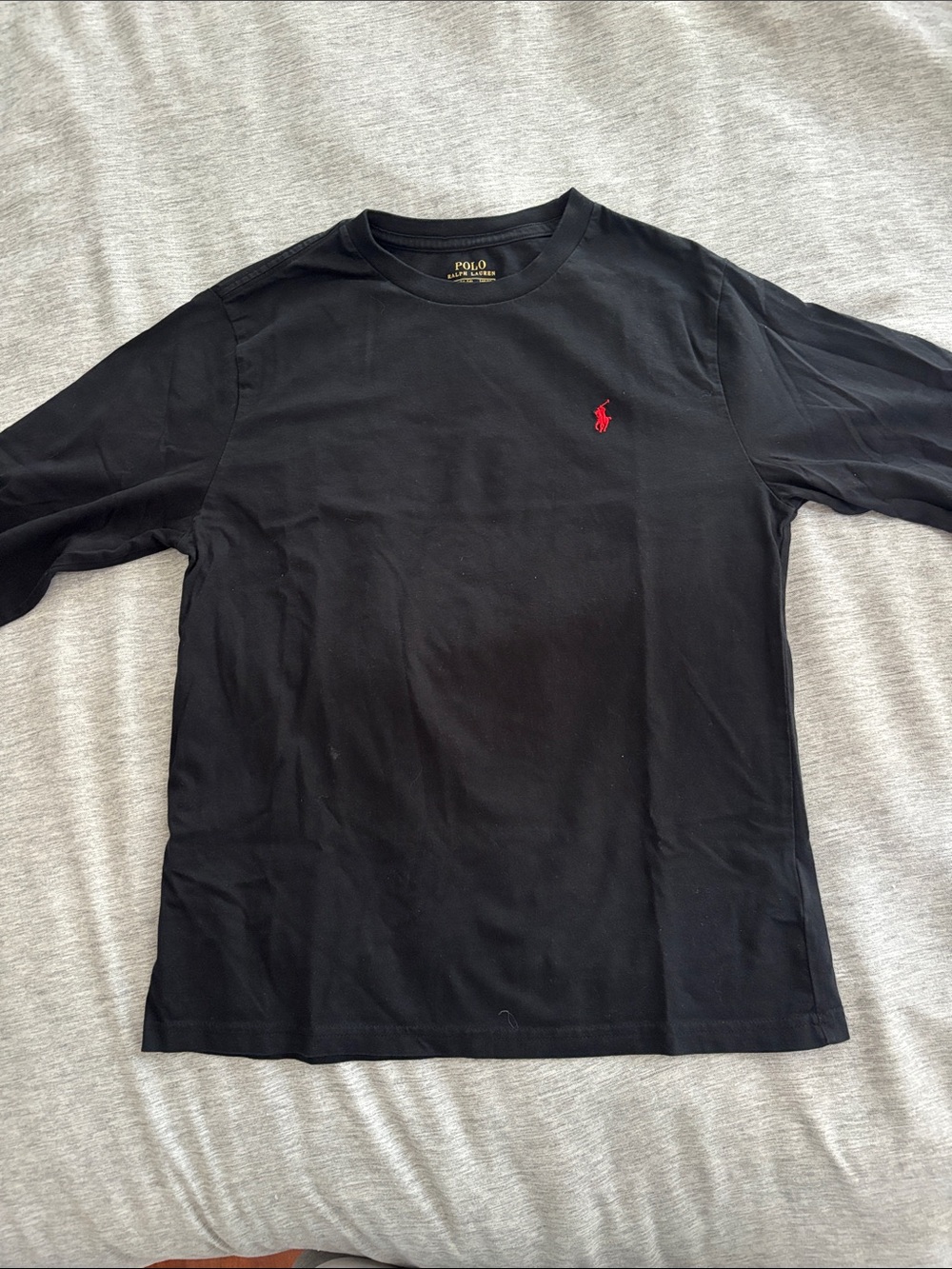 Polo by Ralph Lauren Black Long Sleeve with Red Pony